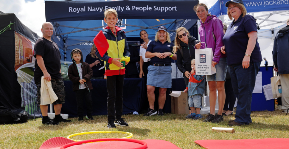 Military village at Plymouth Armed Forces Day